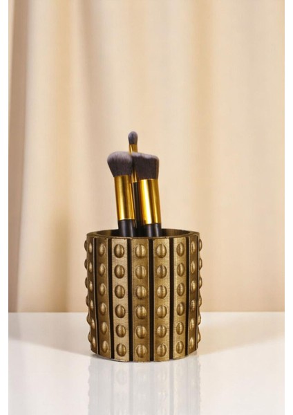 Makyaj Organizeri Makyaj Fırçalığı Makyaj Organizer Düzenleyici Siyah Renk Model 91