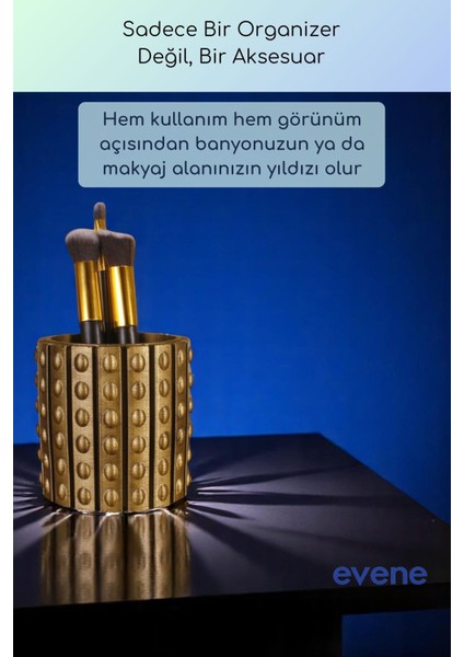 Makyaj Organizeri Makyaj Fırçalığı Makyaj Organizer Düzenleyici Siyah Renk Model 91 fırsatları