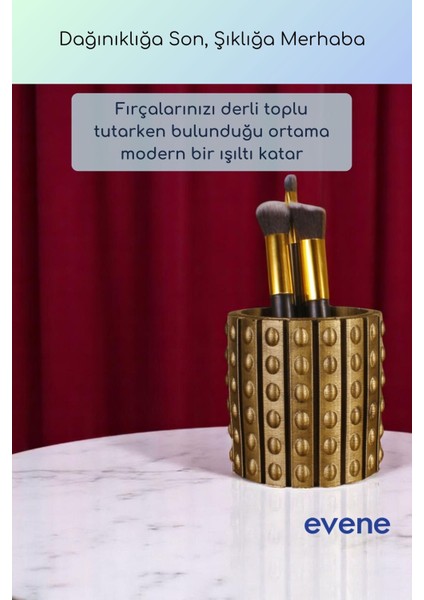 Makyaj Organizeri Makyaj Fırçalığı Makyaj Organizer Düzenleyici Siyah Renk Model 91 indirimleri