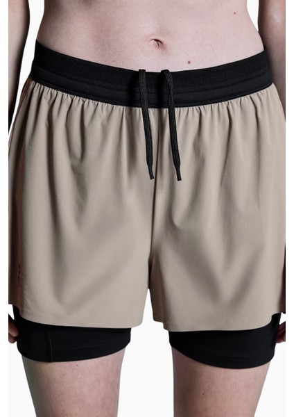 3" Performance 2/1 Shorts Hafif Iç Taytlı Hızlı Kuruyan Kadın Koşu Şortu fırsatları