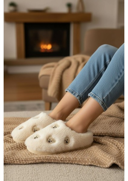 Kadın Günlük Terlik Peluş Içi Yünlü Kürklü Terlik Misafir Çeyiz Bohça Gelin Ev Terliği fiyatları