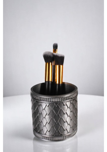 Makyaj Organizeri Makyaj Fırçalığı Makyaj Organizer Düzenleyici Beyaz Renk Model 87