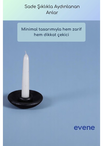 Mumluk Şamdan Ince Mum Uyumlu Altın Renk Model 57 fiyatları