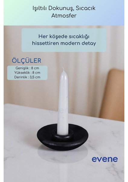 Mumluk Şamdan Ince Mum Uyumlu Altın Renk Model 57 modelleri