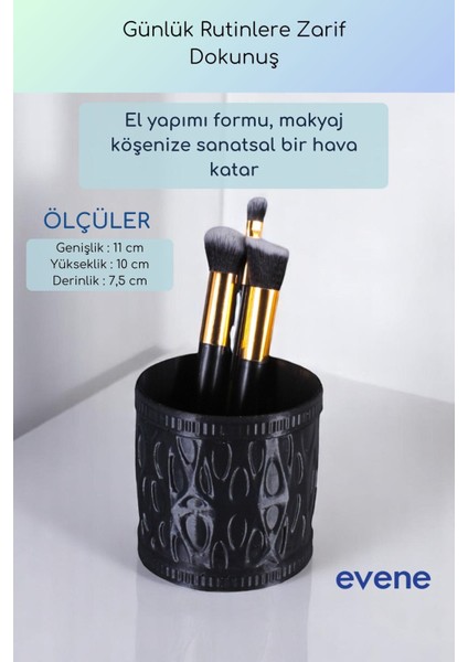 Makyaj Organizeri Makyaj Fırçalığı Makyaj Organizer Düzenleyici Siyah Renk Model 76 modelleri