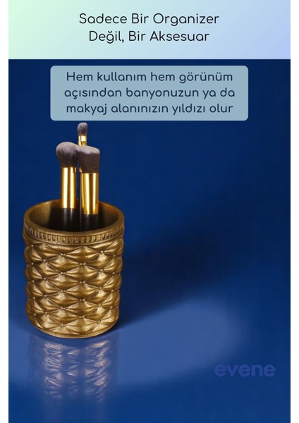 Makyaj Organizeri Makyaj Fırçalığı Makyaj Organizer Düzenleyici Beyaz Renk Model 85 fırsatları