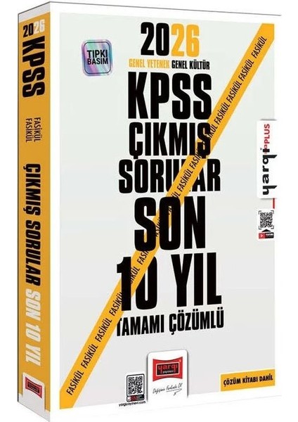 Yargı 2026 Kpss Genel Yetenek Genel Kültür Çıkmış Sorular Son 10 Yıl Fasikül Çözümlü
