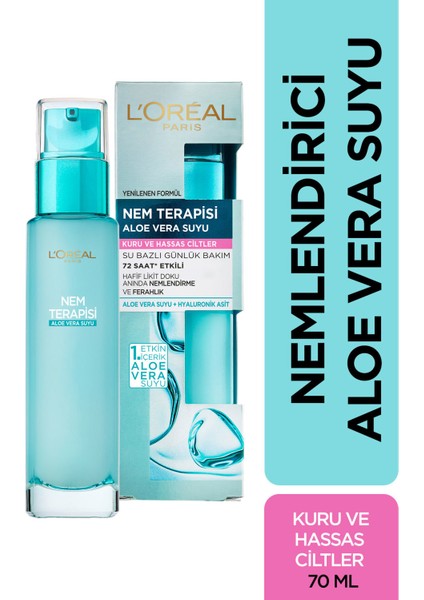 Nem Terapisi Aloe Vera Suyu Kuru ve Hassas + Garnier 100 ml Makyaj Temizleme Suyu fiyatları