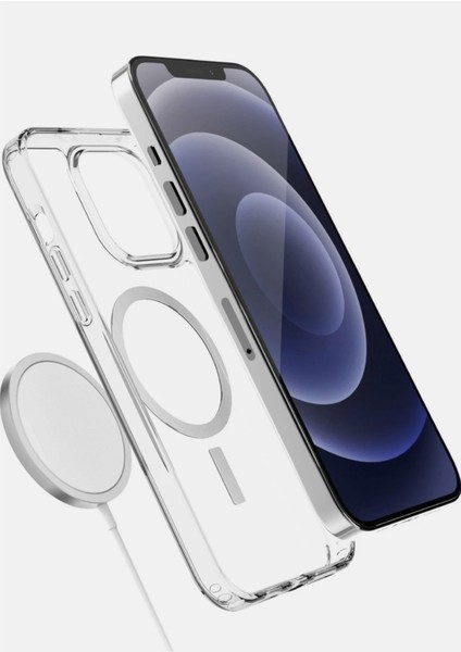 Iphone 11 Magsafe Ile Uyumlu Şeffaf Darbeye Dayanıklı Mükemmel Manyetik Silikon Kılıf modelleri