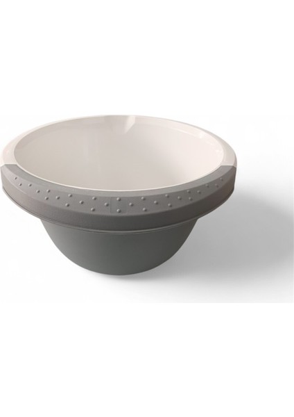 3 Litre Plastik Karıştırma Kabı – Gri Beyaz modelleri