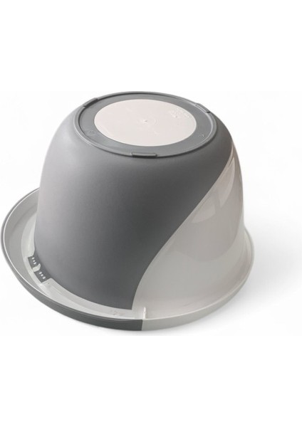 3 Litre Plastik Karıştırma Kabı – Gri Beyaz indirimleri