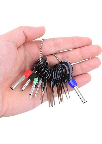 38 Adet Terminal Sökme Aleti, Düz ve Yuvarlak Kontak Kontakları Için Kilit Açma Aleti, Araç Montajı Için Terminal Sökme Aletleri, Çıkarıcı Çektirme Aleti fırsatları