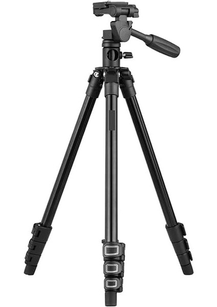 HT-T02 Profesyonel Tripod 154 cm Yatay Kullanım Çok Fonksiyonlu Panoramik Kafa 360 Derece Dönebilir fiyatları
