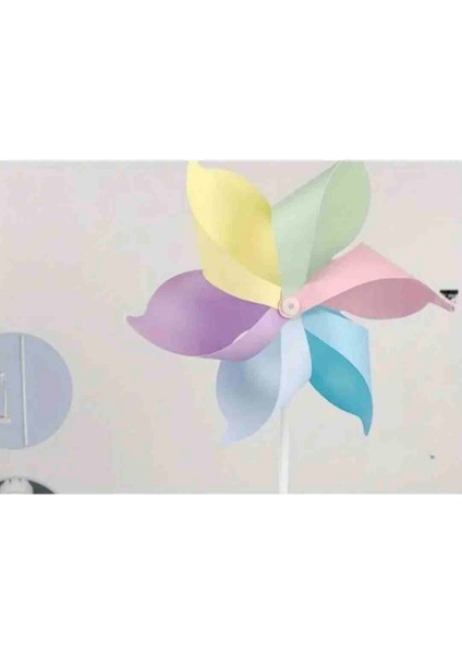 6 Kanatlı Rüzgar Gülü,makaron Pastel Renkli Bahçe Dekorasyonu,bahçe Oyuncağı 40 cm fırsatları