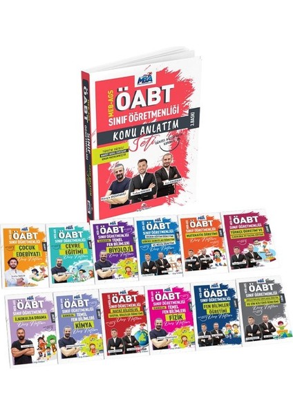 Dizgi Kitap 2026 Öabt Sınıf Öğretmenliği Konu Anlatımlı 12 Fasikül Set 3. Baskı