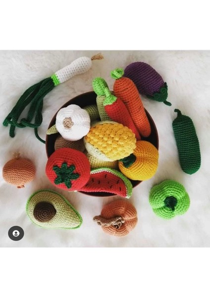 Amigurumi 15LI Meyve Seti