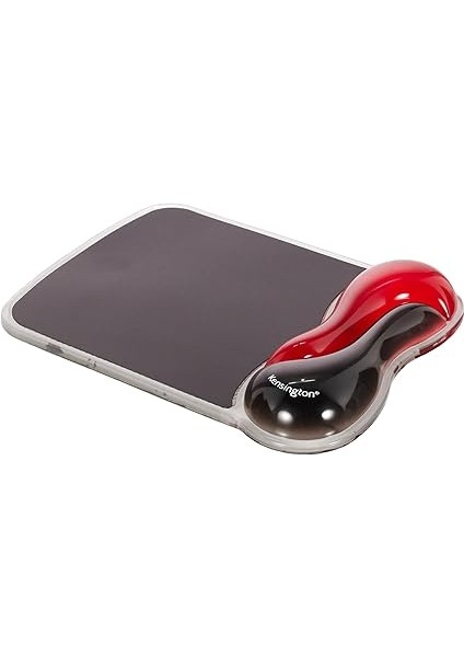 62402 Duo Bilek Destekli Memory Foam Fare Pedi, Kırmızı/siyah fırsatları