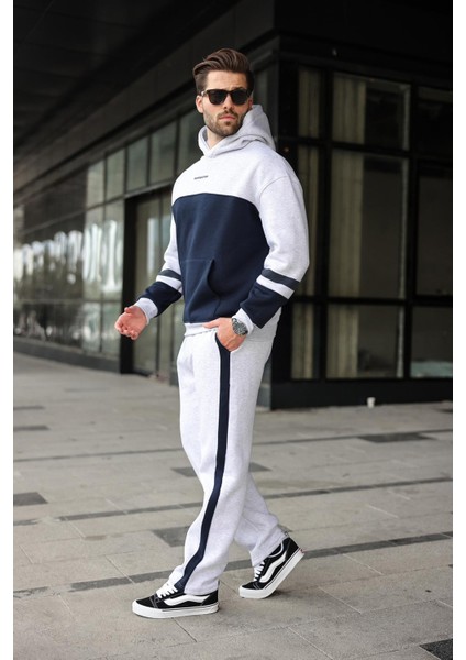 Karmelanj Alt Üst Kapüşonlu Eşofman Takımı E7340