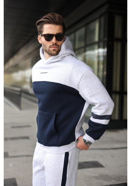 Karmelanj Alt Üst Kapüşonlu Eşofman Takımı E7340 modelleri