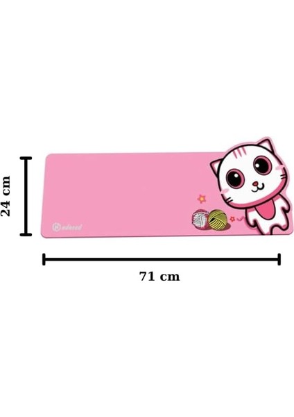 Sevimli Kedi Klavye Mouse Masaüstü Matı Nd-Mat Klavye Mouse Pad fiyatları