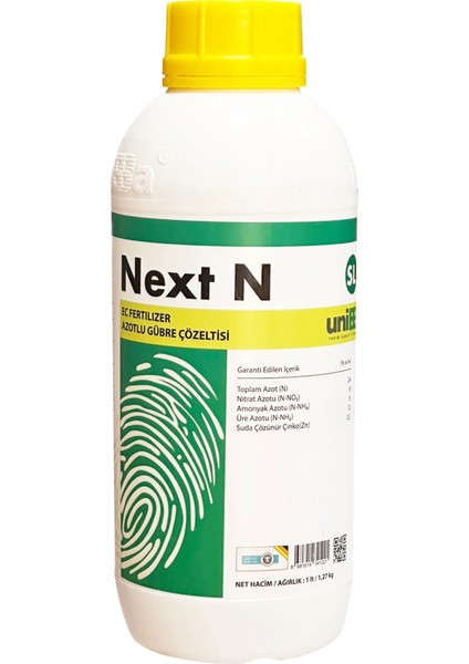 Next N Azotlu Sıvı Gübre Çözeltisi 1 Lt
