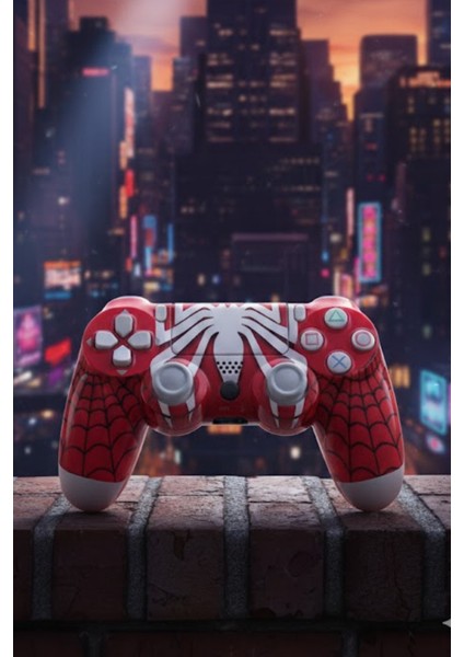 Glrtech P4E Kablosuz Oyun Kolu Double Motor Titreşimli Şarj Edilebilir Ps4 Uyumlu