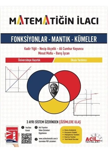 Acil 2026 Yks Tyt Matematiğin Ilacı Fonksiyonlar - Mantık - Kümeler
