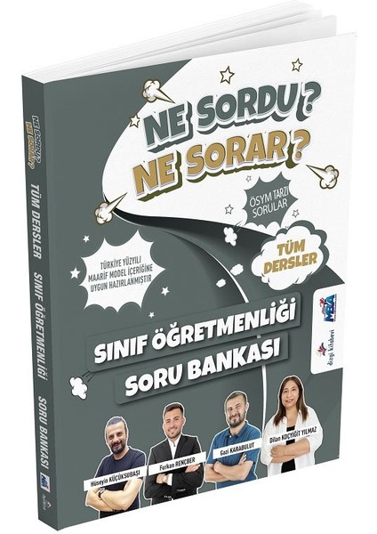 Dizgi Kitap 2026 Öabt Meb-Ags Sınıf Öğretmenliği Ne Sordu Ne Sorar Soru Bankası Çözümlü
