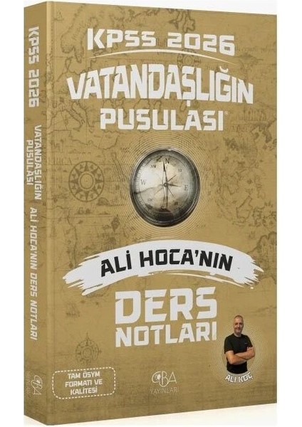 Cba 2026 Kpss Vatandaşlık Vatandaşlığın Pusulası Ders Notları