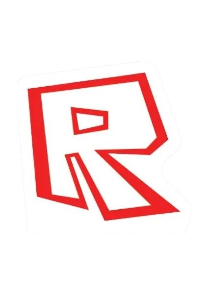 Ayaklı Pano Roblox Logosu Temalı 32X33 cm R Harfi Kırmızı Doğum Günü Masa Süsü Oda Dekoru modelleri