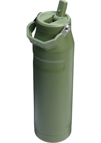 The Iceflow Flip Straw 2.0 Pipetli Termos Bardak 1,06 Lt Haki ve Küpküp Baharatlık Hediyeli fiyatları