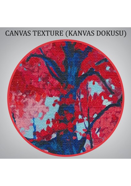 -Premier Kanvas Serileri- Ormandaki Güzel Sonbahar Ağacı Kanvas Duvar TABLOSU-1192