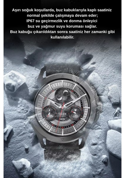 Hw5 Pro+ Yeni Nesil Yapay Zeka Destekli Multi-Fonksiyonel Yuvarlak Amoled Ekran Akıllı Saat indirimleri