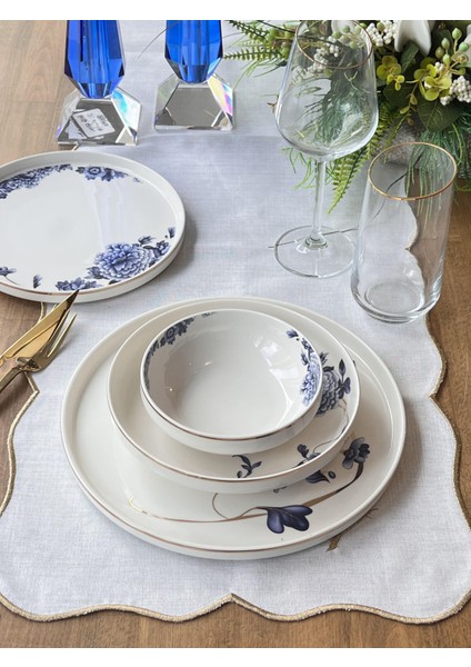 Yemek Takımı Blue Blanch 24 Parça 6 Kişilik