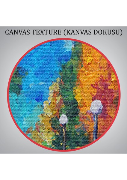 -Premier Kanvas Serileri- Gece Sokakta Yürüyen Sevgililer, Kanvas Duvar TABLOSU-1184