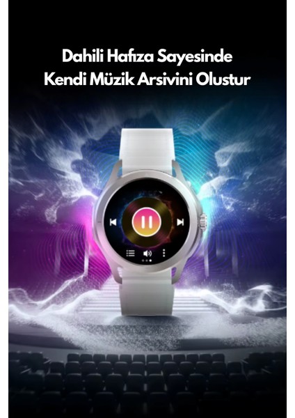 Hw5 Pro+ Yeni Nesil Yapay Zeka Destekli Multi-Fonksiyonel Yuvarlak Amoled Ekran Akıllı Saat