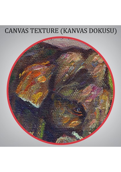 -Premier Kanvas Serileri- Ormandaki Yavru Fil ve Anne Fil TABLOSU-1242