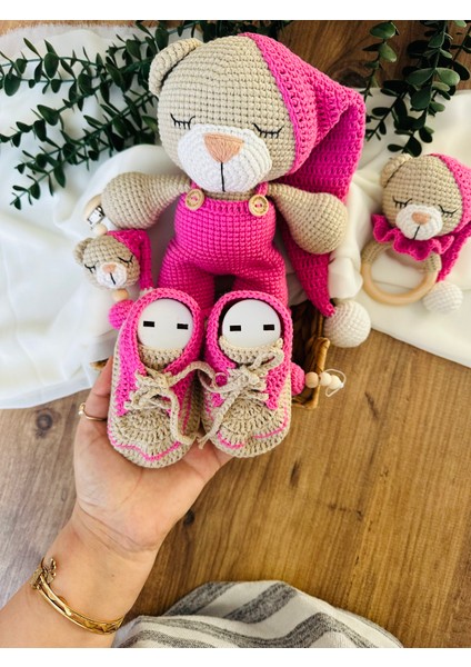 Amigurumi Uykucu Ayıcık Set fırsatları