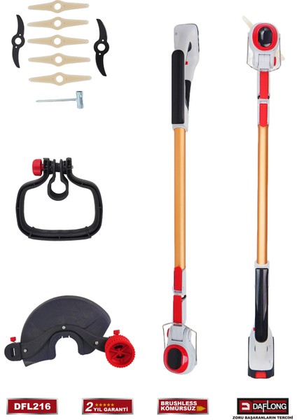 Profesyonel Dijital Ekranlı Kömürsüz Çim Biçme Makinası DFL-216