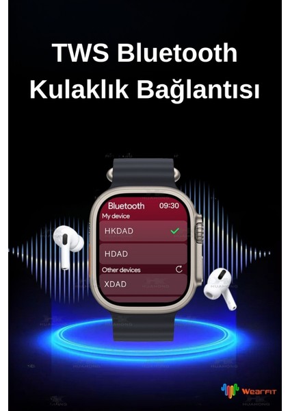 HK11 Ultra3 Yeni Nesil Chat Bot Destekli Yeni Özelliklere Sahip 49MM Amoled Ekran Akıllı Saat modelleri