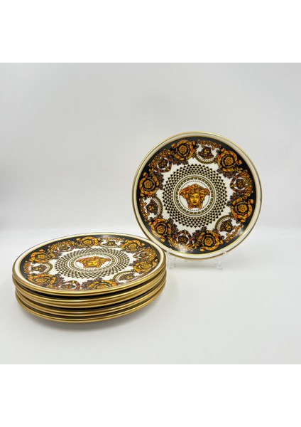 King Monoco 6'lı Pasta Tabağı