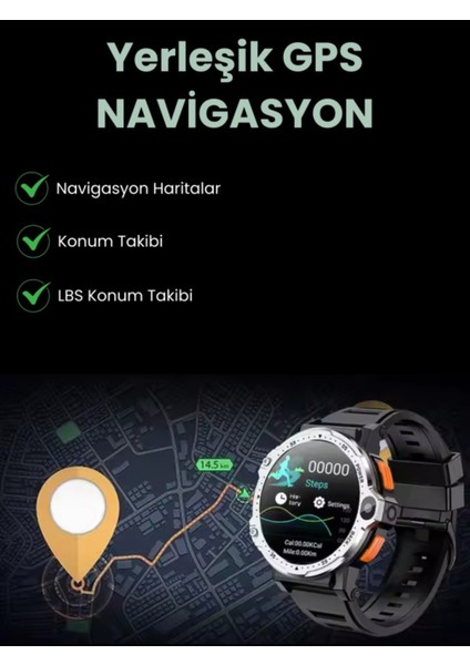 Watch Pg 4g Lte Yuvarlak Akıllı Saat 16GB Sım Kartlı Kameralı Wifi Çocuk Huawei Iphone Uyumlu 8 9 10