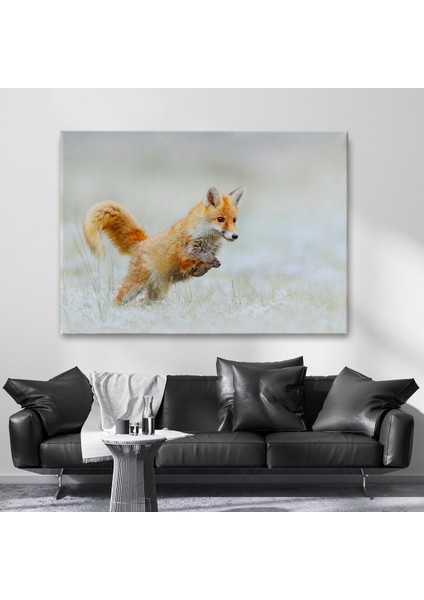 -Premier Kanvas Serileri- Tilki Dekoratif Kanvas Tablo 1165 fiyatları