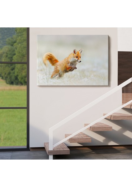 -Premier Kanvas Serileri- Tilki Dekoratif Kanvas Tablo 1165 indirimleri