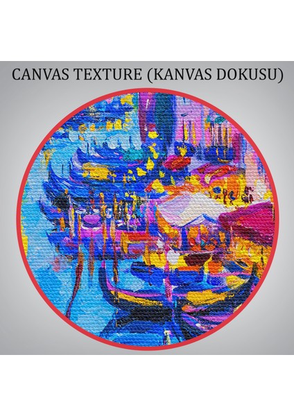 -Premier Kanvas Serileri- Rusya Neva Nehri Manzarası Duvar TABLOSU-1207