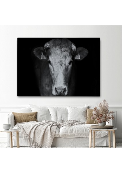 -Premier Kanvas Serileri- Inek Dekoratif Kanvas Tablo 1137 fiyatları