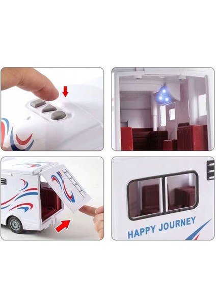 Sürtmeli Sesli Işıklı Oyuncak Karavan (Kapıları Açılabilen) 29 cm modelleri