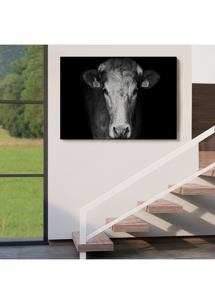 -Premier Kanvas Serileri- Inek Dekoratif Kanvas Tablo 1137 indirimleri