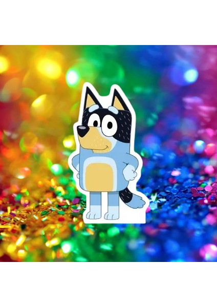 Ayaklı pano Bluey Ayaklı Pano 35 cm Mavi Doğum Günü Masa Dekoru fırsatları