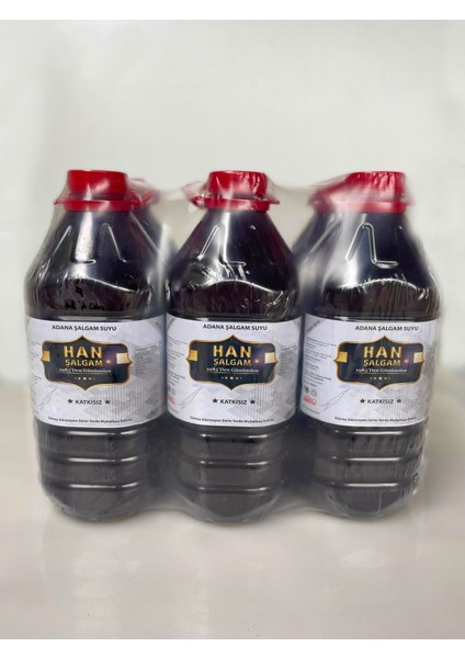 Şalgam Katkısız Adana Şalgamı Acılı 3 Lt (6 Adet) fiyatları